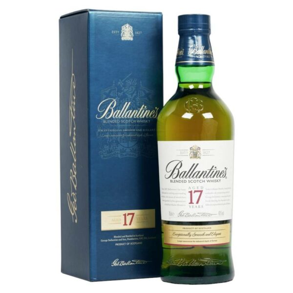 BALLANTINE'S 17 Years whisky + díszdoboz (0.7l - 40%)