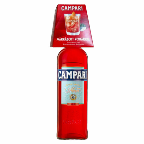 CAMPARI likőr + pohár (0.7l - 25%)