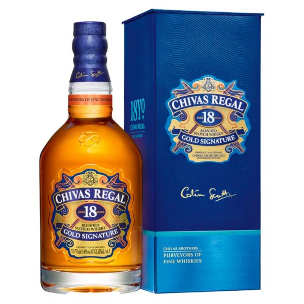 CHIVAS REGAL 18 Years whisky + díszdoboz (0.7l - 40%)