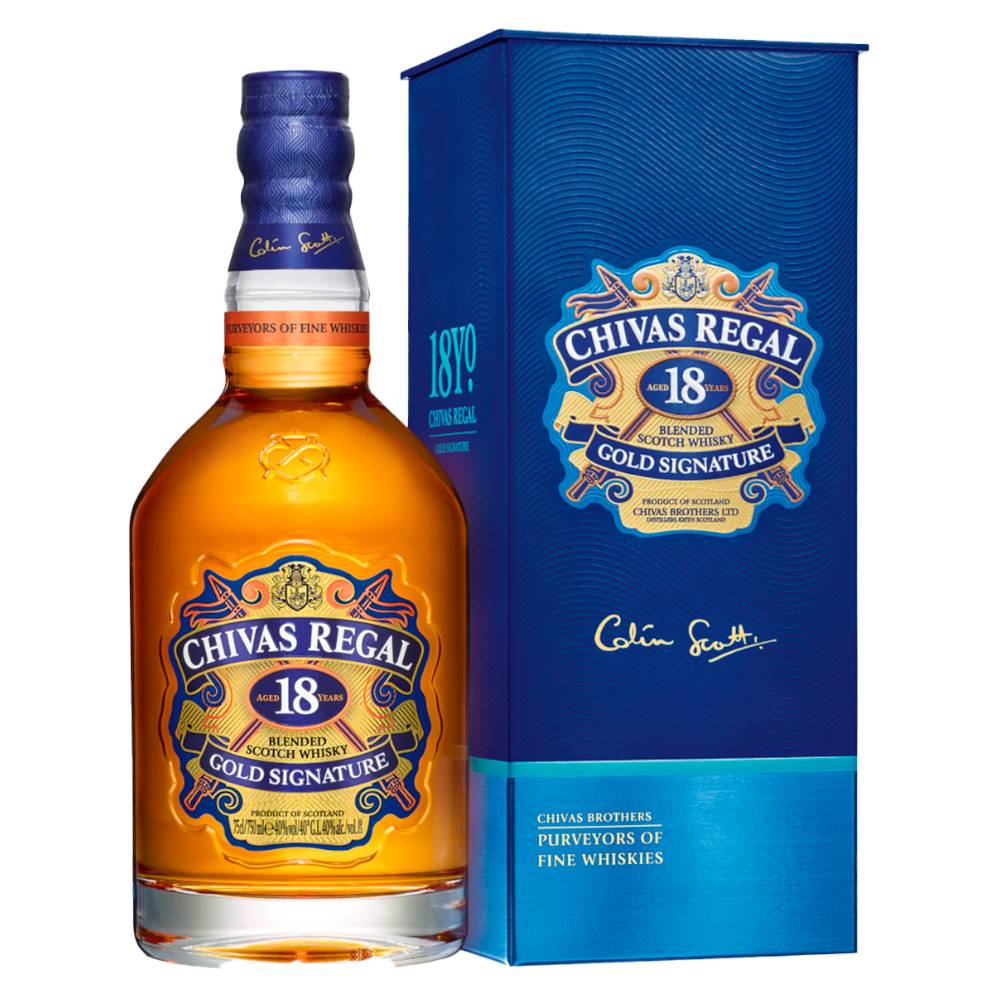 CHIVAS REGAL 18 Years whisky + díszdoboz (0.7l - 40%)