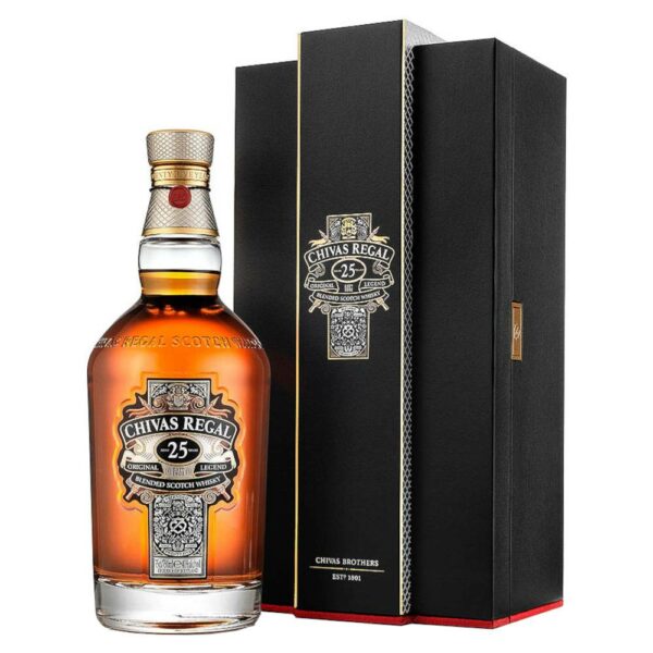 CHIVAS REGAL 25 Years whisky + díszdoboz (0.7l - 40%)