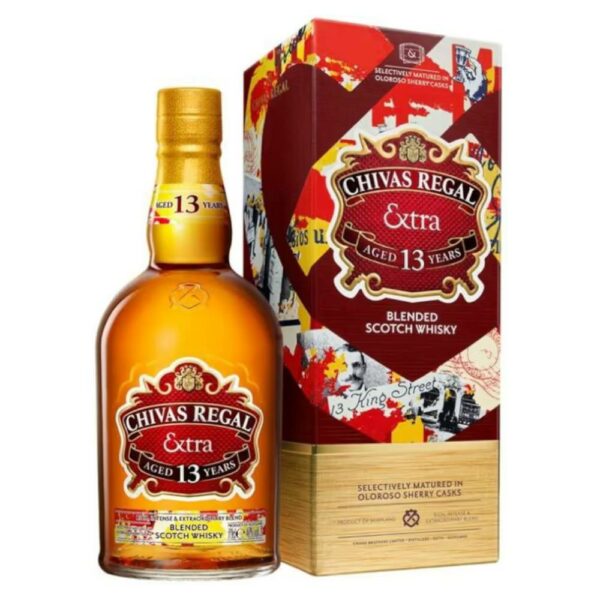 CHIVAS REGAL Extra 13 Years Sherry Cask whisky + díszdoboz (0.7l - 40%)