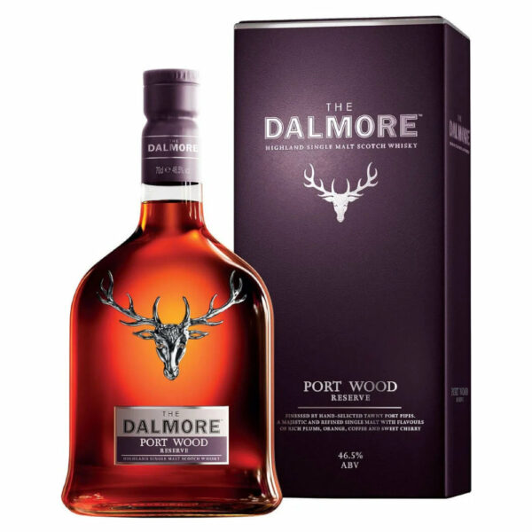 DALMORE Port Wood whisky + díszdoboz (0,7l - 46,5%)