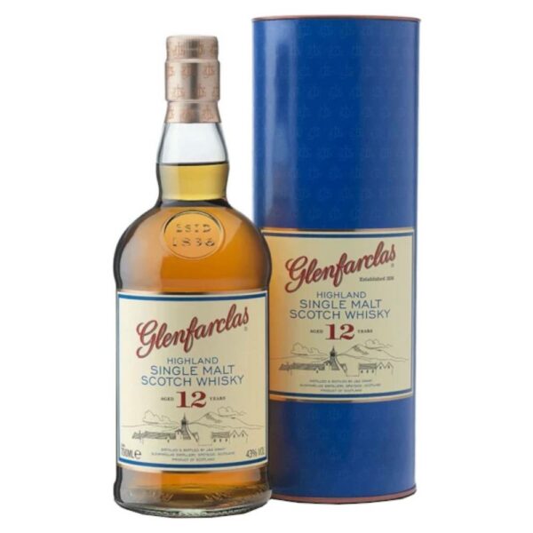 GLENFARCLAS 12 Years whisky + díszdoboz (0.7l - 43%)