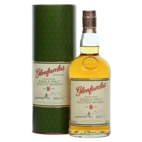 GLENFARCLAS 8 Years whisky + díszdoboz (0.7l - 40%)