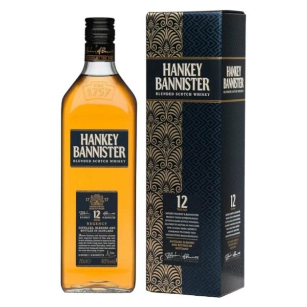 HANKEY BANNISTER 12 Years whisky + díszdoboz (0.7l - 40%)