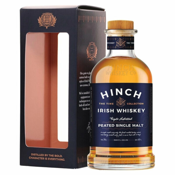 HINCH Peated Single Malt whisky + díszdoboz (0.7l - 43%)