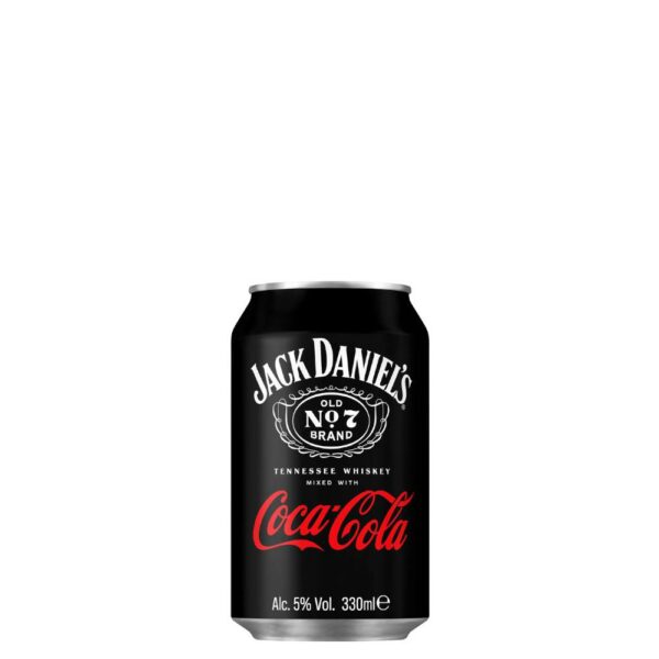 JACK DANIEL'S whisky & Coca Cola (0.33l - 5%)