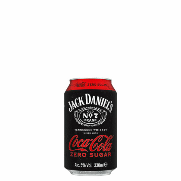 JACK DANIEL'S whisky & Coca Cola ZERO (0.33l - 5%) - DRS