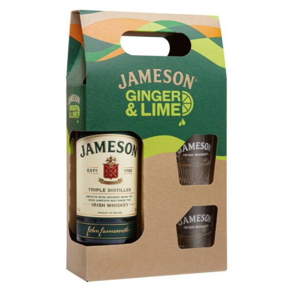 JAMESON whisky + díszdoboz, pohár (0.7l - 40%) - DION grande ital nagykereskedés - Ital rendelés