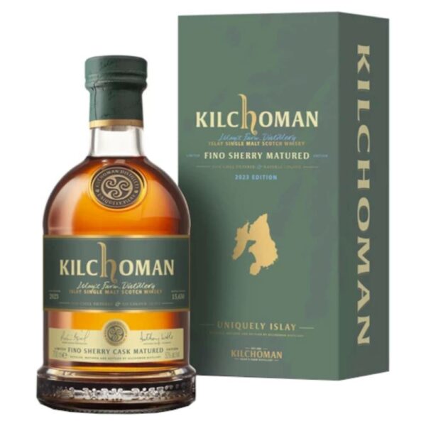 KILCHOMAN Fino Sherry Cask Matured whisky + díszdoboz (0.7l - 50%)