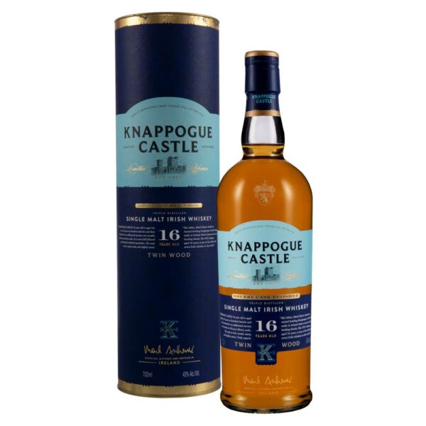 KNAPPOGUE CASTLE Single Malt 16 Years whisky + díszdoboz (0.7l - 43%)