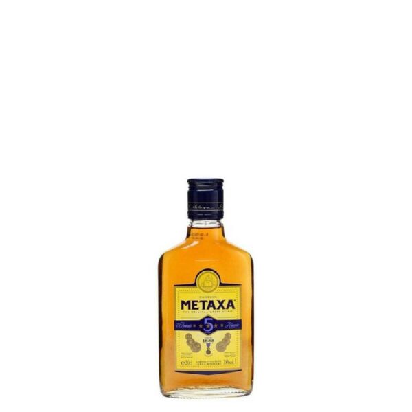 METAXA 5* brandy (0.2l - 38%) - DRS