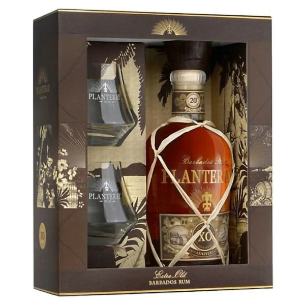 PLANTERAY XO 20th Anniversary rum + díszdoboz, pohár (0.7l - 40%)