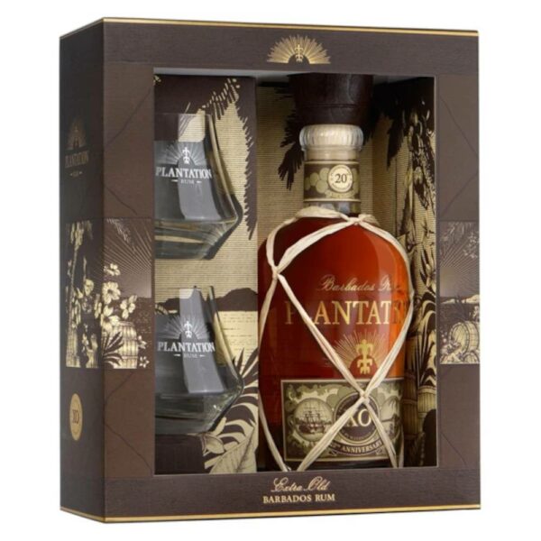 PLANTATION XO 20th Anniversary rum + díszdoboz, pohár (0.7l - 40%)