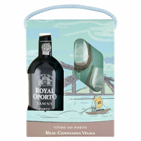 ROYAL OPORTO Tawny + díszdoboz, pohár (0.75l)