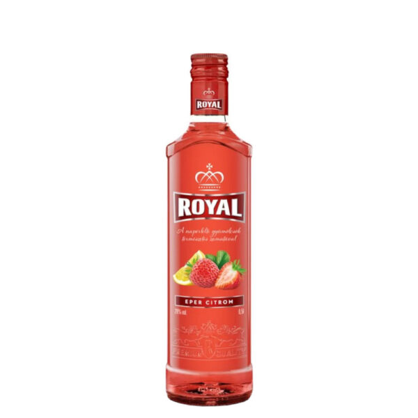 ROYAL VODKA Eper-Citrom vodkalikőr (0.5l - 28%) - DION grande ital nagykereskedés - Ital rendelés