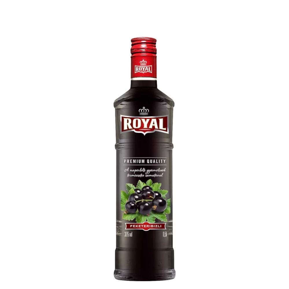 ROYAL VODKA Feketeribizli vodkalikőr (0.5l - 28%)