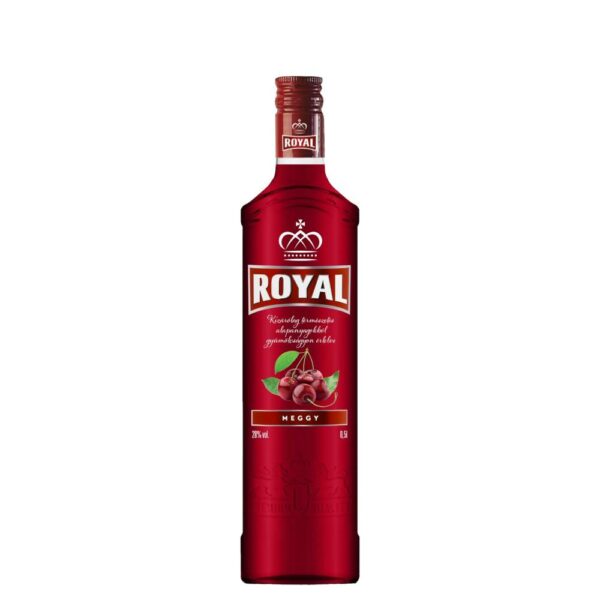 ROYAL VODKA Meggy vodkalikőr (0.5l - 28%) - DRS