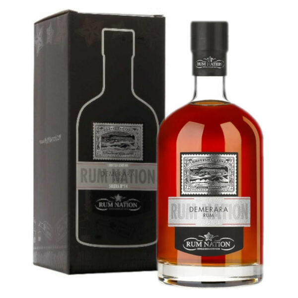 RUM NATION Demerara Solera No. 14 rum + díszdoboz (0.7l - 40%)