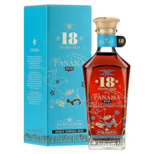 RUM NATION Panama 18 Years rum + díszdoboz (0.7l - 40%)