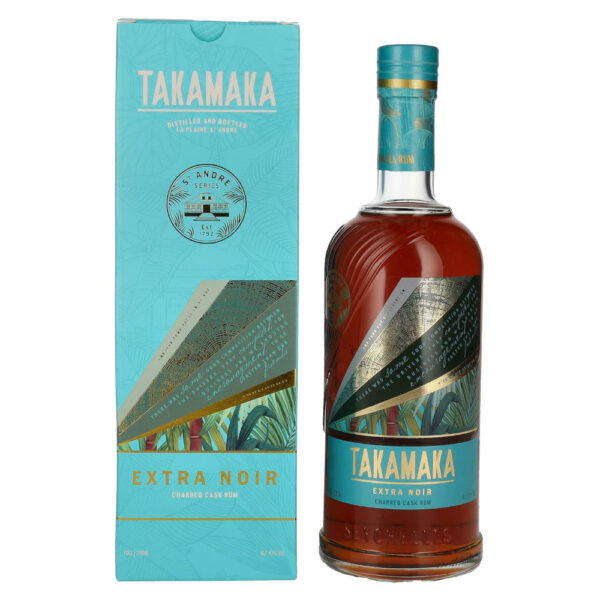 TAKAMAKA Extra Noir Charred Cask rum + díszdoboz (0.7l - 43%)