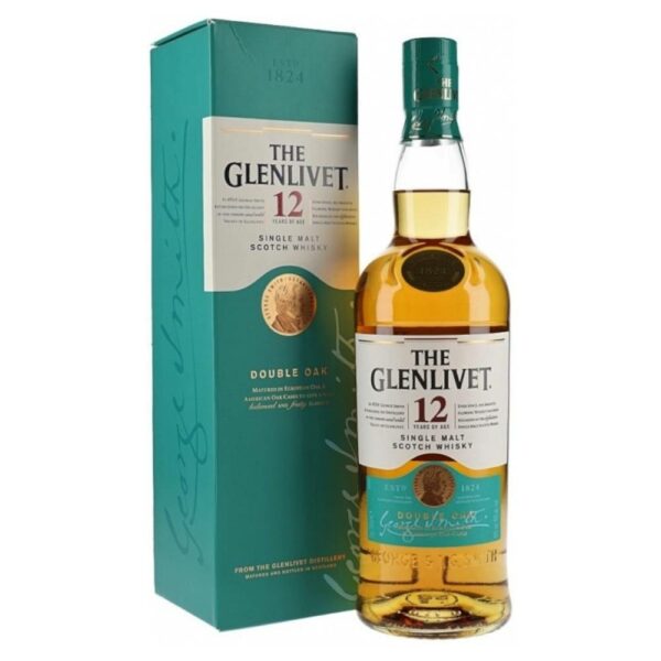 THE GLENLIVET 12 Years whisky + díszdoboz (0.7l - 40%)