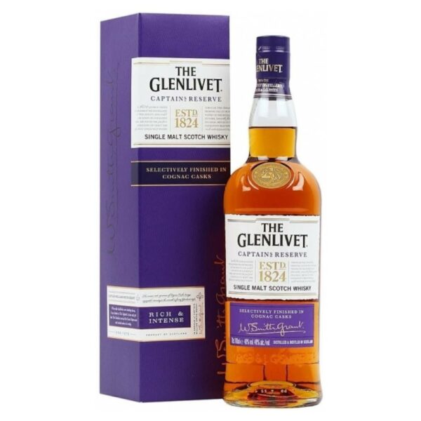 THE GLENLIVET Captain's Reserve whisky + díszdoboz (0.7l - 40%)