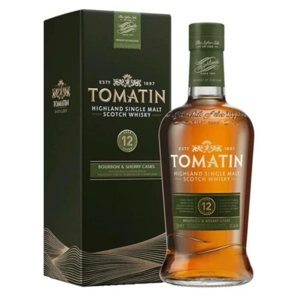 TOMATIN 12 Years whisky + díszdoboz (0.7l - 43%)