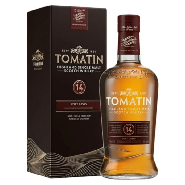 TOMATIN 14 Years whisky + díszdoboz (0.7l - 46%)